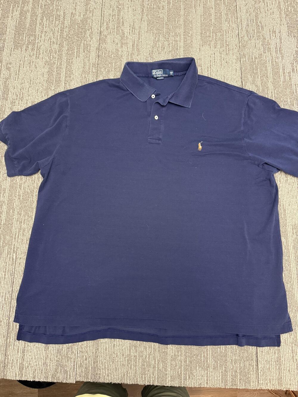 Polo Ralph Lauren Polo Shirt Mens 3XL 3XB Blue Classic Fit Big Pony Embroidered
